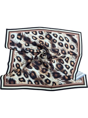 Leopar Desenli Fular Estascarf