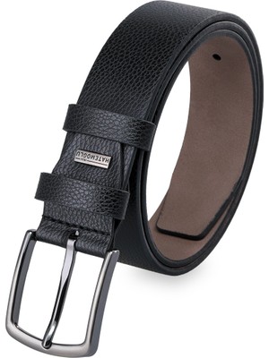 Siyah Erkek Deri Spor Kemer