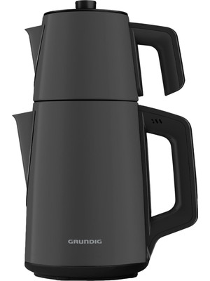 Grundig Grundıg Tm 6522 A Dark Inox Çay Makinesi 0.7 L Paslanmaz Çelik Malzeme ile Şık Tasarım