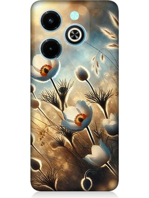 Infinix Hot 40I Uyumlu Pamuk Dalları Bahar Ruhu  Desenli Silikon Kılıf