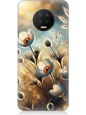 Infinix Note 7 Uyumlu Pamuk Dalları Bahar Ruhu  Desenli Silikon Kılıf