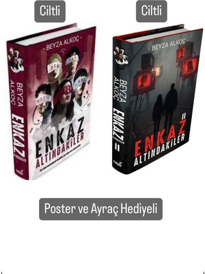 İndigo Beyza Alkoç'un Ciltli Enkaz Altındakiler 1-2 Set Yayınevi Poster ve Ayraç