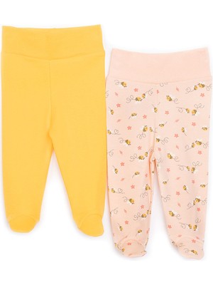 Hellobaby Yenidoğan Geniş Bel Güneş Desenli  2li Patikli Alt Kız Bebek