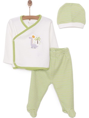 Bebbek Yenidoğan Zıbın-Şapka-Patikli Alt