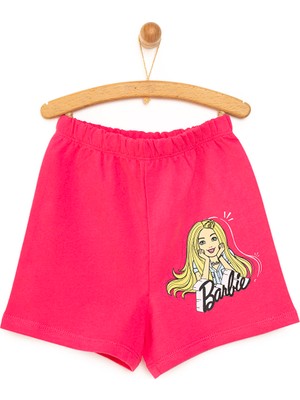 Mattel Kız Bebek Şort Barbie Reçme Paça Pembe