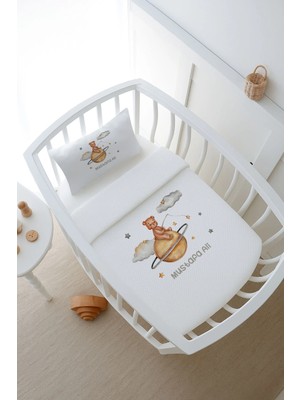 Tuğba Kuğu Pike Takımı - For Baby - Yıldız Tutan Ayı