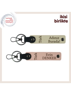 Romantizmin Milli Yüzü – Türk Yazısı Desenli, Isme Yazılabilir Hediye, S Kahve-Yavru Ağzı