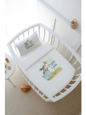 Tuğba Kuğu Pike Takımı - For Baby - Kelebekle Tavşan