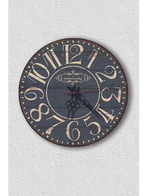 Her Odanıza Renk Katacak Şık Rustik Duvar Saati