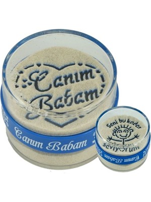 About The Perfect Sevgili Babaya Özel Yazılı Kum Saati, Anlamlı Hediye, Zarif Tasarım