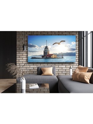 Kız Kulesi Manzara Kanvas Tablo