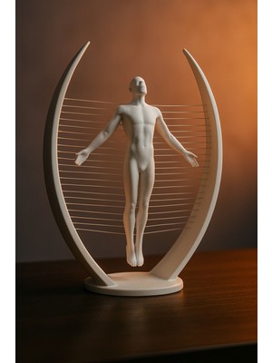 Modern Soyut Minimalist Heykel, Ruhun Özgürlüğünü Yansıtan Dekoratif Obje