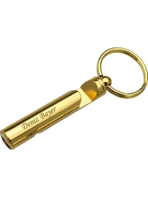 Hediye Shop Kişiye Özel Pirinç Şişe Açacağı ve Düdük Anahtarlık