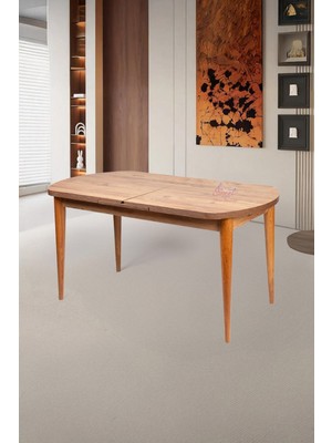 Kelebek Gizli Kaşıklıklı Açılır Mdf Masa Mutfak,salon,yemek Odası Masası