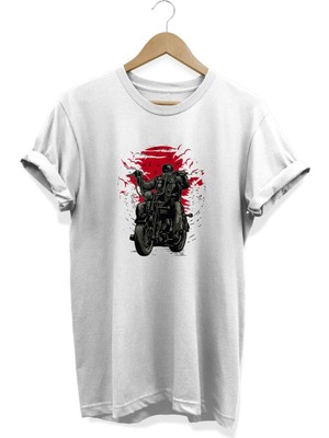 Motor Baskılı T-Shirt