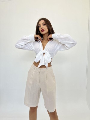 Modavera 7066 Şort-Bej