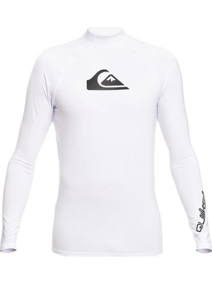 Quiksilver All Time Uv Korumalı Uzun Kollu Yetişkin Mayosu EQYWR03357-WHITE