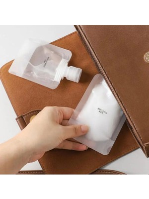 About The Perfect 3'lü 100 ml Taşınabilir Sıvı Seyahat Çantası Seti, Pratik ve Şık Tasarım