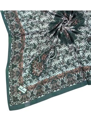 Prime Pamuk Etnik Desenli Eşarp 90X90 cm