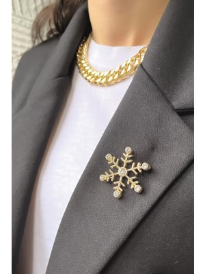 Modex Kar Tanesi İğneli Broş