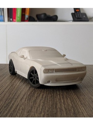 Küçük Dodge Challenger Model Araba Biblo, Şık ve Detaylı Ev Dekoru Ürünü