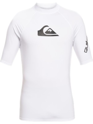 Quiksilver All Time Uv Korumalı Kısa Kollu Yetişkin Mayosu EQYWR03358-WHITE