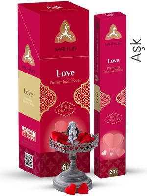 Elite Aşk (Love) Çubuk Tütsü - 20 Adet Çubuk 1 Adet