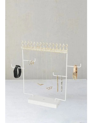 About The Perfect Şık Takı ve Makyaj Organizeri, Kolye, Küpe, Yüzük ve Bileklik Askılığı