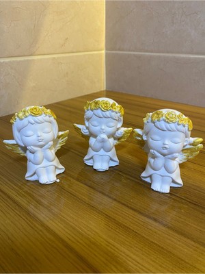 Beyaz Üçlü Melek Seti, Zarif ve Şık Takı Parçaları