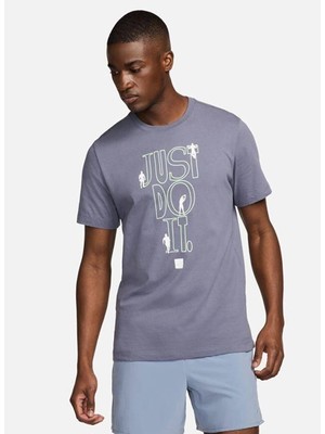  Gri Erkek Normal Düz T-Shirt FQ3899-003 M Nk Tee Vıntage Fıt Sp2