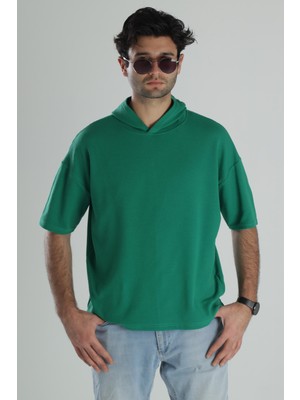 Cocopelli Kapuşonlu Fakir Kol T-Shirt
