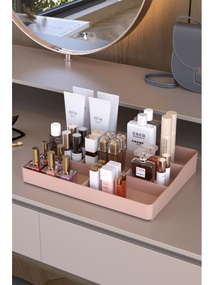 About The Perfect Şık Rose Gold Makyaj ve Takı Düzenleyici, Çekmece ve Masaüstü Kullanım Için Ideal