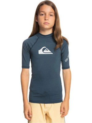 Quiksilver All Time Uv Korumalı Kısa Kollu Çocuk Mayosu EQBWR03212-NAVY