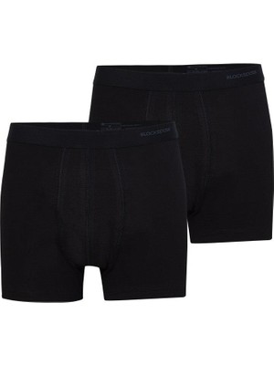 loose Fit 2'li Siyah Boxer C6T2N6O9