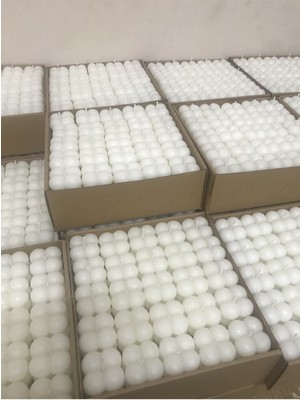 50 Adet Mini Bubble Mum Seti, Davet ve Özel Günler Için Şık Dekorasyon