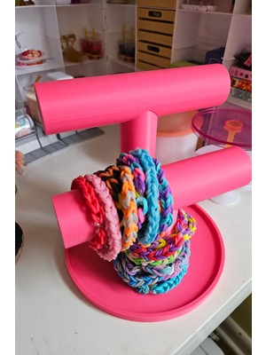 About The Perfect Şık Pembe Takı ve Makyaj Organizer Seti, Kolye, Yüzük ve Mücevher Sergisi