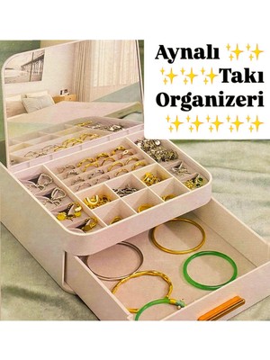 About The Perfect Ayna ile Uyumlu Şık Takı Düzenleyici, Düzenli ve Estetik Saklama Çözümü
