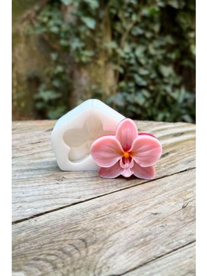 Beyaz Orkide Mum Kalıbı, Silikon, Şık ve Kullanışlı Tasarım