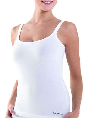 Kadın Essential Parmak Askı Beyaz Atlet 1708