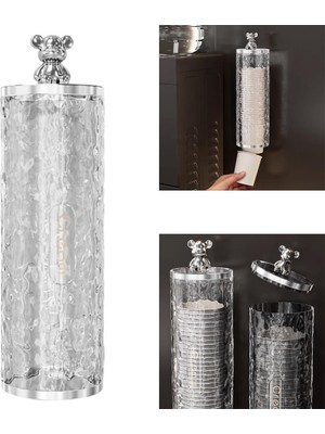 Ayt Sunup SN-27110 Kendinden Yapışkanlı Plastik Karton Bardak Dispenseri Su Sebili Kahve Makinası Yanı Bardaklık