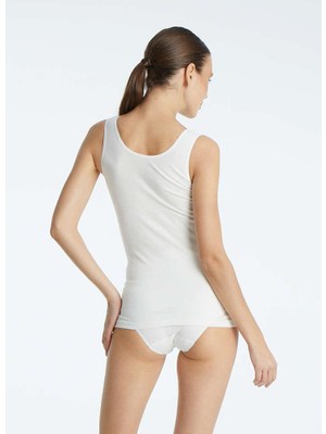 Essential Kalın Askı Krem Atlet 1950