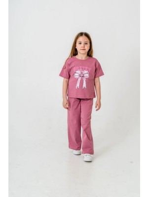 Pretty Girl Baskılı Kız Çocuk Takım 033