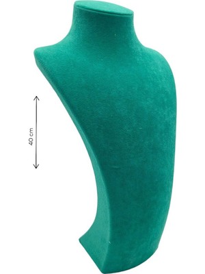 About The Perfect Yeşil Renkli 40 cm Kolye Mankeni Takı Standı, Şık ve Kullanışlı Takı Düzenleyici