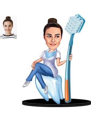 Kişiye Özel Renkli Diş Hekimi Hediye, Özel Tasarım Sevgi Dolu Seçenekler