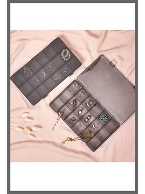 About The Perfect 18 Bölmeli Ayarlanabilir Takı ve Küpe Organizer, Güzel ve Şık Düzenleyici