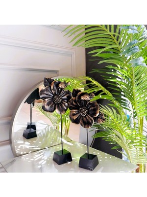 Şık Ikili Kuşlu Çiçek Biblo, Dekoratif ve Zarif Tasarım