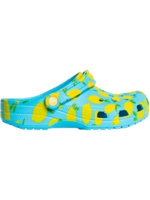 Crocs Classic Fresh Fruits Clog 211008-4WD Mavi Terlik