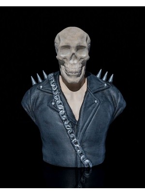 Hareketli Kuru Kafa Masa Dekoru, 16CM, Şık ve Eğlenceli Süsleme Seçeneği