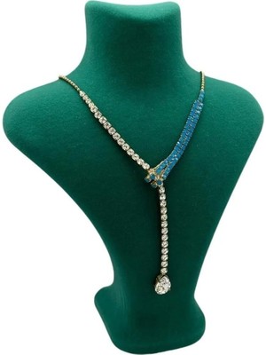 About The Perfect Yeşil Süet Kolye Sergileme Mankeni 22/18 Cm, Şık ve Kullanışlı Tasarım