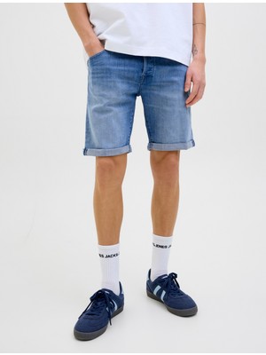 Jack Jones Erkek Likralı Kot Şort 12269608
